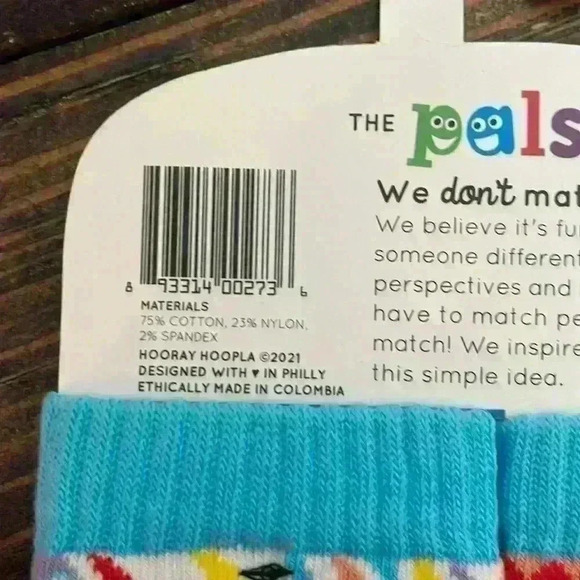 Pals Toddler Crab & Jellyfish Collectible Mismatched Socks - Picture 2 of 6